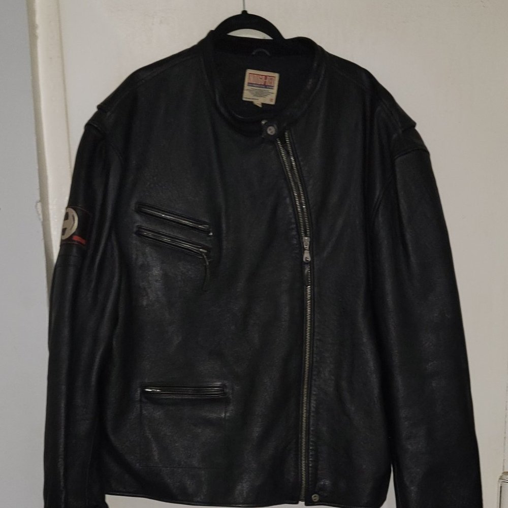 Leather Motorcycle Jacket Used
